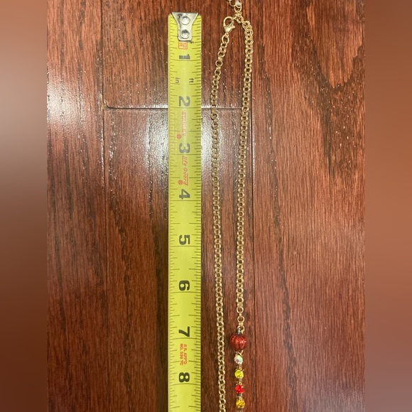 NWT Betsey Johnson pumpkin spice latte necklace - Picture 11 of 14